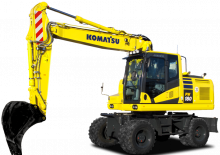 Колісні екскаватори Komatsu PW180-11E0