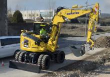 Колісні екскаватори Komatsu PW98MR-11E0