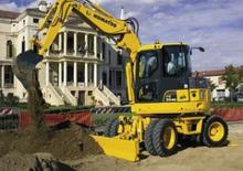 Колісні екскаватори Komatsu PW98MR-6