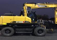 Колісні екскаватори Sany SY155W