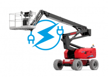 Колісні підйомники з шарнірною стрілою Manitou 200 ATJ e 4 WS