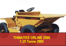 Колісні самоскиди Thwaites Orline 2500 FK