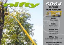 Колісні підйомники з шарнірною стрілою Niftylift SD 64