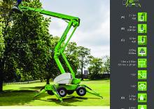 Колісні підйомники з шарнірною стрілою Niftylift SD210