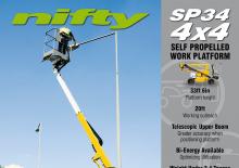 Колісні підйомники з шарнірною стрілою Niftylift SP 34