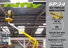 Колісні підйомники з шарнірною стрілою Niftylift SP 34 Standard
