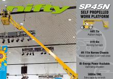 Колісні підйомники з шарнірною стрілою Niftylift SP 45 N