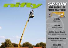 Колісні підйомники з шарнірною стрілою Niftylift SP 50 N