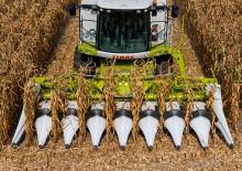комбайн з підбирачем для кукурудзи Claas Corio 870 C