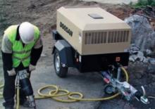 Портативні повітряні компресори: дизельні, електричні, бензинові Doosan 12/56