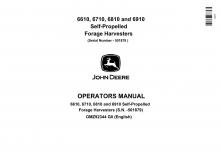 Кормозбиральні комбайни 2-силові John Deere 6610