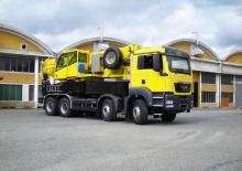 крани, змонтовані на вантажному автомобілі - телескопічні ORMIG 104 AC