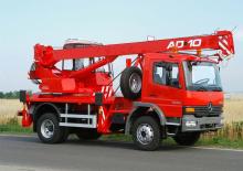 крани, змонтовані на вантажному автомобілі - телескопічні CKD Mobilni Jeraby AD 10