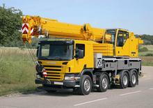 крани, змонтовані на вантажному автомобілі - телескопічні Liebherr LTF 1045-4.1