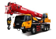 крани, змонтовані на вантажному автомобілі - телескопічні Sany STC250