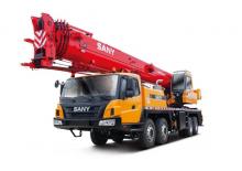 крани, змонтовані на вантажному автомобілі - телескопічні Sany STC400T