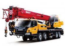 крани, змонтовані на вантажному автомобілі - телескопічні Sany STC450C5