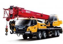 крани, змонтовані на вантажному автомобілі - телескопічні Sany STC500C5