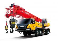 крани, змонтовані на вантажному автомобілі - телескопічні Sany STC550C5
