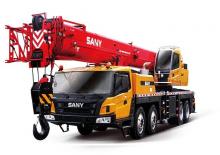 крани, змонтовані на вантажному автомобілі - телескопічні Sany STC700C5