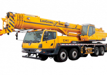 крани, змонтовані на вантажному автомобілі - телескопічні Liugong TC300A