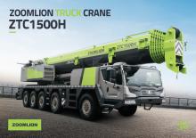 крани, змонтовані на вантажному автомобілі - телескопічні Zoomlion ZTC1500H753