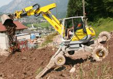 крокуючі екскаватори Menzi M520