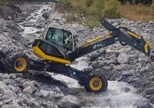 крокуючі екскаватори Menzi M525x
