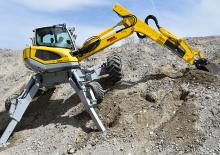 крокуючі екскаватори Menzi M535x