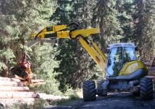 крокуючі екскаватори Menzi M540