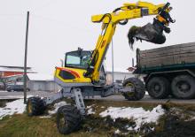 крокуючі екскаватори Menzi M545