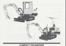 Міні-екскаватори John Deere Construction 15