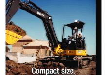 Міні-екскаватори John Deere Construction 35D