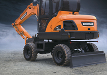 Колісні екскаватори Doosan DX55W