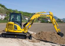 Міні-екскаватори Komatsu PC55MR-5M