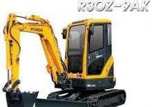 Міні-екскаватори Hyundai R30Z-9AK