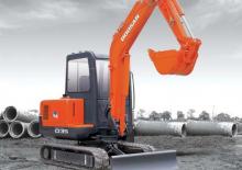 Міні-екскаватори Doosan Solar 035