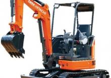 Міні-екскаватори Hitachi ZX23U