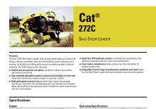 Міні-навантажувачі Caterpillar 272C