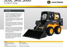 Міні-навантажувачі John Deere Construction 326E