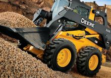 Міні-навантажувачі John Deere Construction 332E
