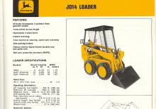 Міні-навантажувачі John Deere Construction JD14
