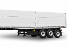 Напівпричепи для самоскидів Schwarzmüller 3-axle large-scale aluminium hollow profile tipper semitrailer for (un)loading and tipping to the left or rear
