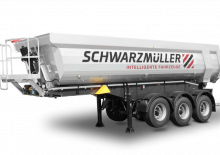 Напівпричепи для самоскидів Schwarzmüller 3-axle steel segment tipper semitrailer