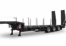 Напівпричепи низькі Schwarzmüller 3-axle low loader semitrailer with offset platform - reinforced