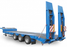 Напівпричепи низькі Schwarzmüller 3-axle low loader semitrailer with offset platform