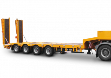 Напівпричепи низькі Schwarzmüller 4-axle low loader semitrailer with offset platform - reinforced - extendible