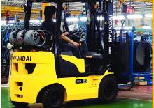 навантажувач з вилковим захватом LPG Hyundai 20 LA 7
