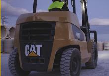 навантажувач з вилковим захватом LPG Caterpillar GP15N