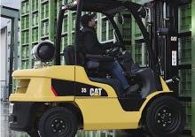 навантажувач з вилковим захватом LPG Caterpillar GP35N